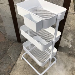 【取引決定】スチールラック　白　A