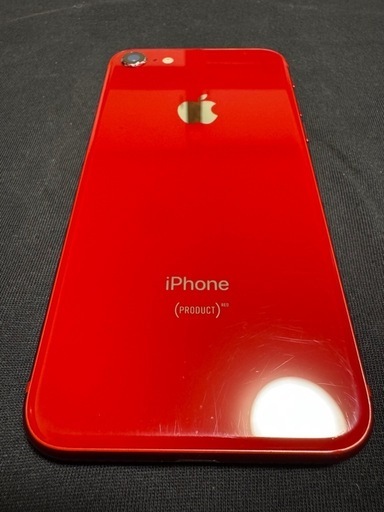 売約済み iPhone8 64 レッド 画面、背面割れなし 電池99% SIMロック解除