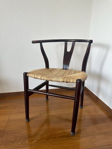 ペーパーコードチェア 北欧デザイン Yチェア ワイブラック リ