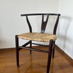 ペーパーコードチェア 北欧デザイン　 Yチェア　ワイブラック　リ...