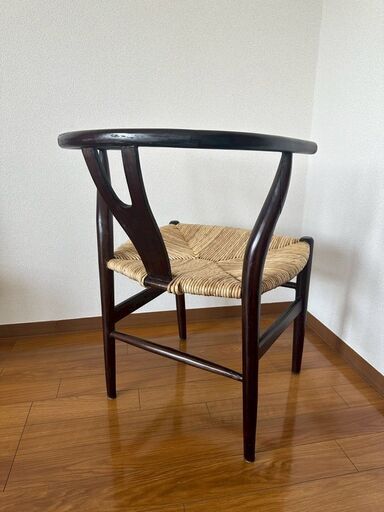 ペーパーコードチェア 北欧デザイン　 Yチェア　ワイブラック　リプロダクト品　１０,０００円で譲ります
