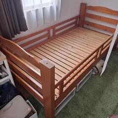 シングルベッド　木製
