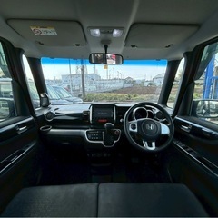 【支払総額26.8万円】h28年式N- BOXカスタム4WD車検令和9年4月機関良好 後期型 フルセグTV パワスラ 修復歴無し 不具合無し♩の画像