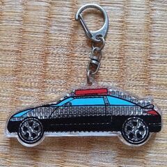 パトカー　キーホルダー　反射板