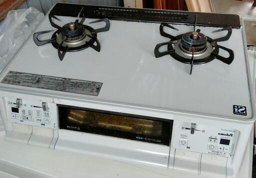 プロパンガス用　パロマグリル付きテーブルコンロ PA - A 61 WC V - R　取扱説明書あり