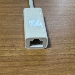 【ほぼ新品】 Apple Thunderbolt - Ethernet 変換アダプターの画像