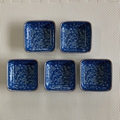 小皿　角皿　5枚　橘吉