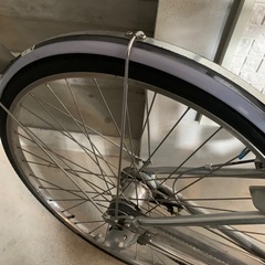 中学生用の自転車です。の画像