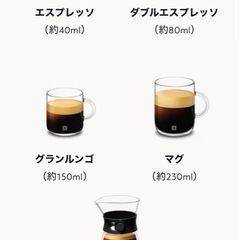 【取引完了】Nespresso ヴァーチュオ ネクスト コーヒーマシンの画像