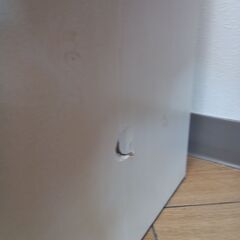 値下げしました！★ジモティ割あり★  ドレッサー　椅子付き ベージュ H135×D43×W65 クリーニング済み TK4689の画像
