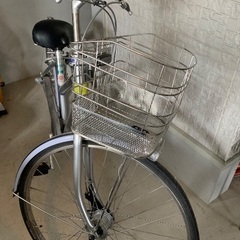 中学生用の自転車です。の画像
