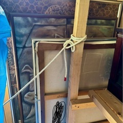 油絵と額の画像