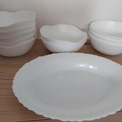 白　食器　ホワイト　洋食器の画像