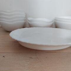 白　食器　ホワイト　洋食器の画像
