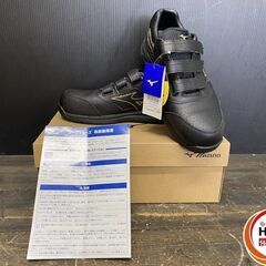 【引き取り限定】【未使用品】ミズノ MIZUNO F1GA210509 安全靴(2) オールマイティLS2 22L プロスニーカー 25.5cm EEEEの画像