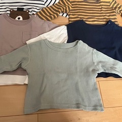 お話中/男の子長袖80cmなどの画像