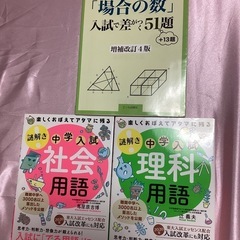 中学受験　各種漫画解説本、参考書1冊500円の画像