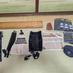 ダイソー　キャンプ　新品　ハンギングラックフルセット