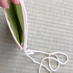 スマホショルダー　春デザイン　花柄グリーンの画像