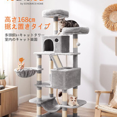 【ほぼ新品】キャットタワー 大型猫用