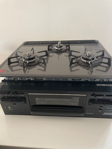 値下げ！美品リンナイ　ガスコンロ　ビルドイン　Rinnai プロパンガス　システムキッチン