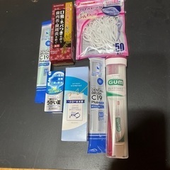 未使用品　歯磨セット、うがい薬など7点セット　値下げしました。の画像