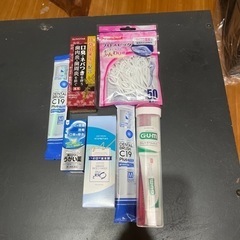 未使用品　歯磨セット、うがい薬など7点セット　値下げしました。