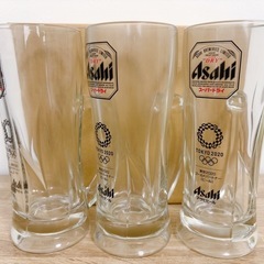 【4/25に破棄】東京オリンピック・アサヒビールジョッキ3本セット 