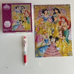 ディズニーホログラムジグソーパズル108P　ゴールドプリンセスの画像