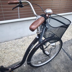 自転車　ママチャリの画像