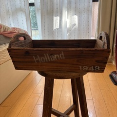 美品！ウッドプランターです。