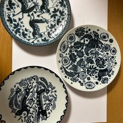 印判　鳥獣五画　scope 六寸皿　お皿　和食器　スコープ