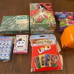 ゲーム　色々セット　カードゲーム　ビンゴ　鉛筆削り