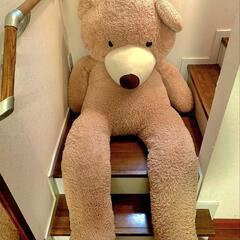 美品・2mの巨大なクマぬいぐるみの画像