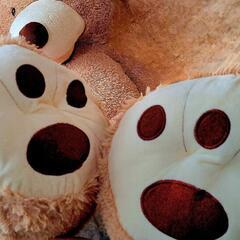 美品・2mの巨大なクマぬいぐるみの画像