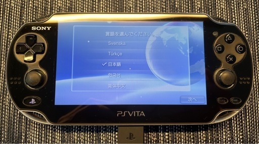PS VITA 本体 PCH-1000 動作確認済　ソフト9本、ケース付