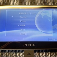 PS VITA 本体 PCH-1000 動作確認済　ソフト9本、ケース付の画像