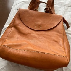 fes　フェス オールレザー フラップ A4 リュック ガーネット