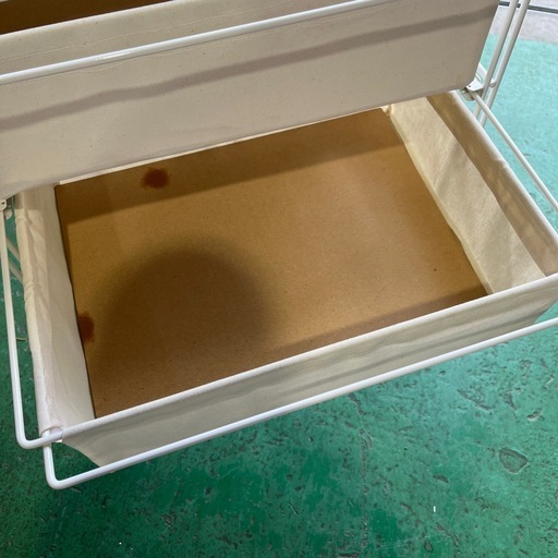 【無印良品/MUJI】棚　収納棚　ステンレス　ラック　家具　シェルフ　白　ホワイト　引き出し付き