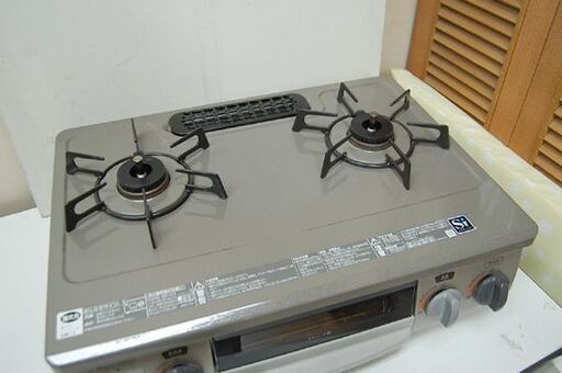 【購入者決定】ガステーブル プロパンガス 2018年製 幅56cm Rinnai KGM563PBRL グレー系 左強火 水なしグリル LPガス リンナイ ガス台  札幌市 清田区 平岡