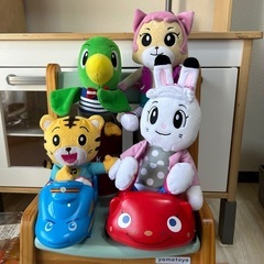 しまじろう　みみりん　とりっぴい　ニャッキー　ぬいぐるみおまけ付き