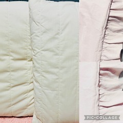 【ご予約済み】枕×2点・枕カバー×2点