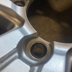 ジムニーシエラに 15×5.5J 5H 139.7PCD+5 4本 中古アルミホイール 逆反りの画像