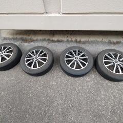 155/65r13  軽自動車　タイヤホイールセット　アルミ　バリ山