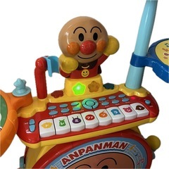 アンパンマン ノリノリライブ♪BIG電子ドラム＆キーボード おもちゃ ドラムセット 楽器 音楽 3歳 4歳　知育の画像