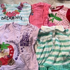 可愛いTシャツ 5点セット 80cm