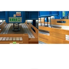 【取引中】ロフトベッド【耐荷重700kg/業務用可/ハンガーフック付き】条件付き3000円の画像