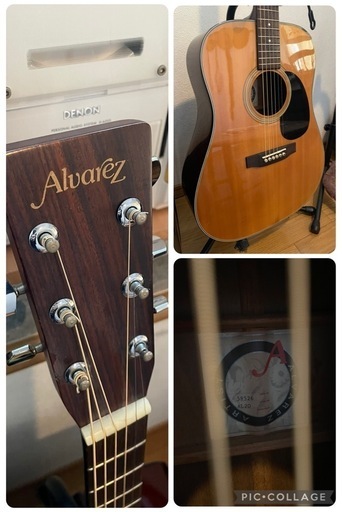 ☆ ALVAREZギター☆1980年頃製造☆ギグバッグ付き☆