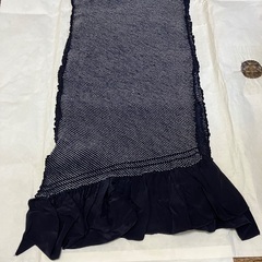 【未使用品】紳士総絞り兵児帯　へこおび（紺）