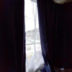 ニトリ 4Pカーテン DH02 幅100高さ110/4枚+レース4枚の画像